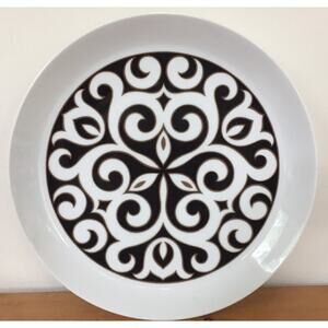 Vintage Mikasa Fine China Porcelain B1763 Pivotal Focus Serving Tray Plate 12"